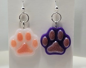 Sailor Moon Luna and Artemis Paw Dangle Earrings