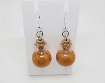Eda The Owl Lady Potion Bottle Dangle Earrings