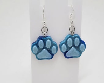 Bluey Heeler Resin Dangle Earrings