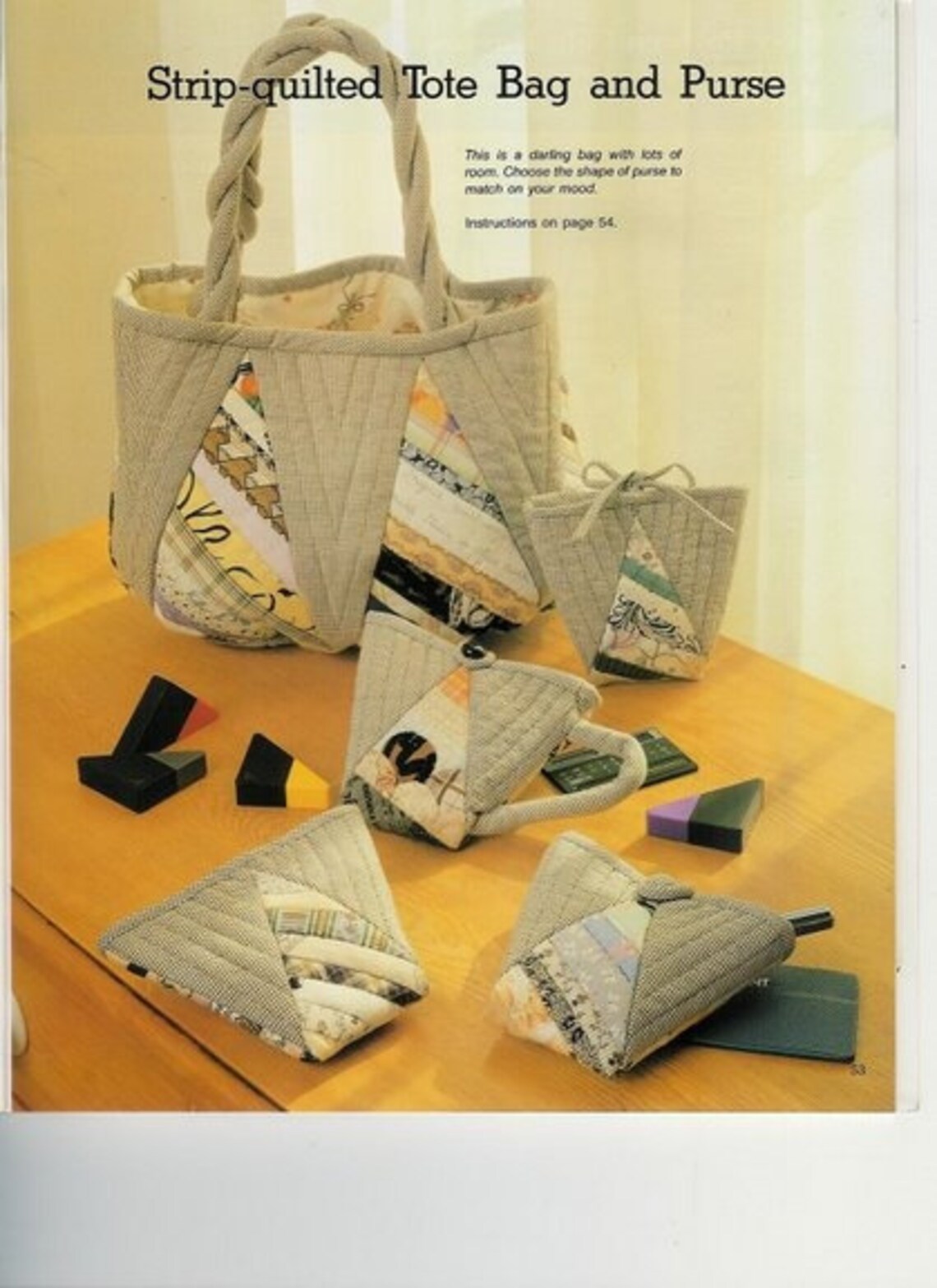 Patchwork Bags Instant Download PDF Book Sewing Bag Patterns Quilted ...
