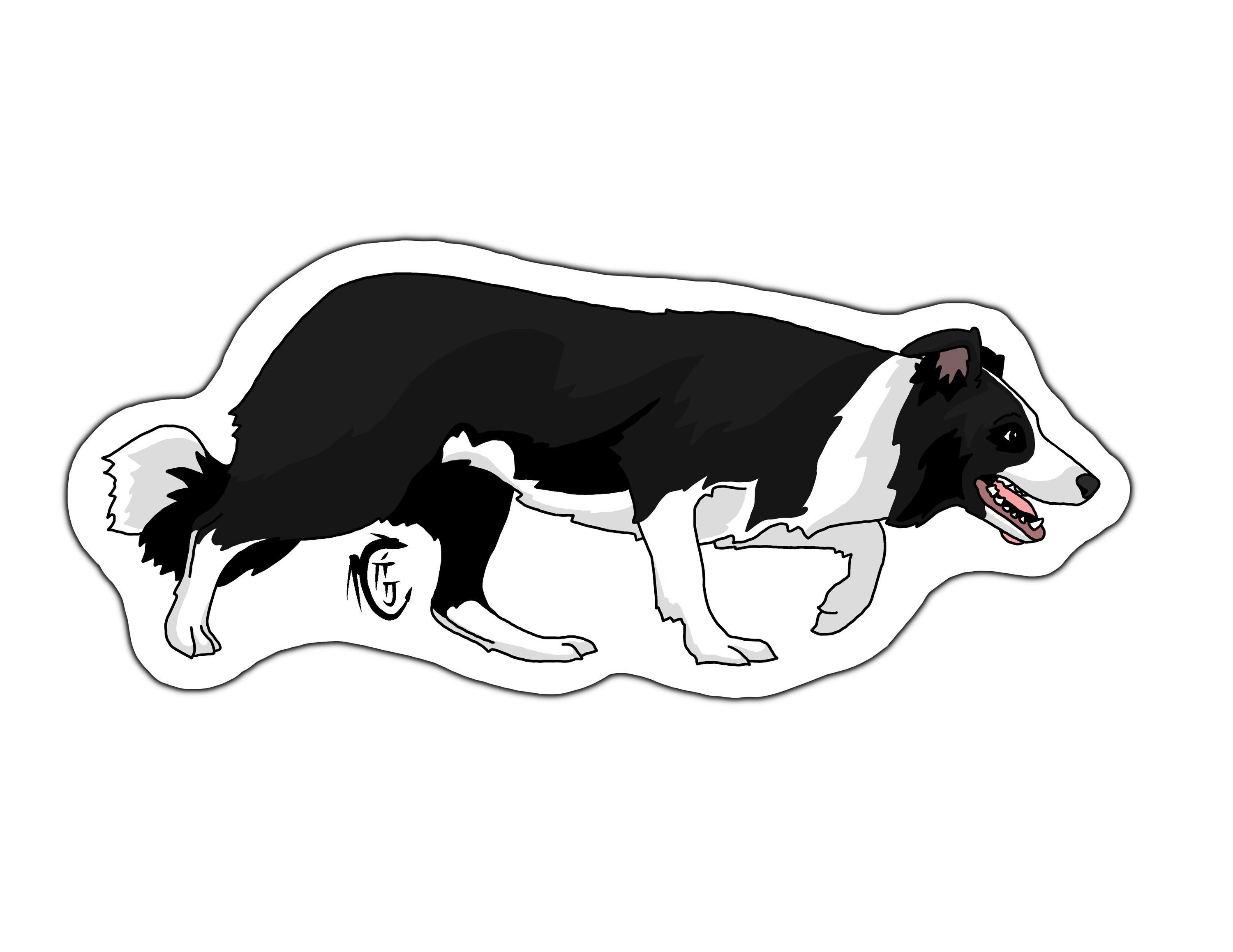 Border Collie Series Stickers | Etsy