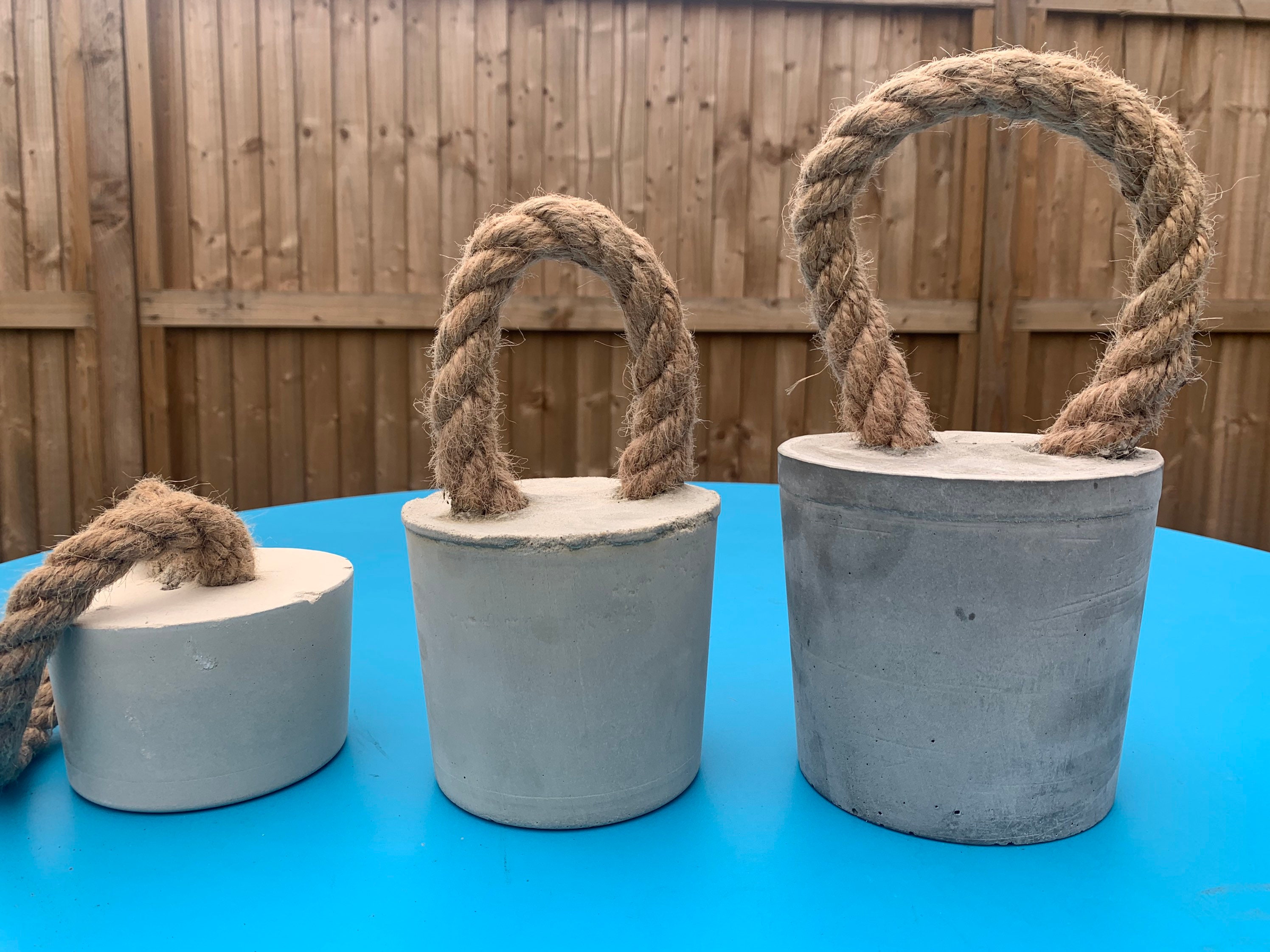 Concrete Door stop Etsy