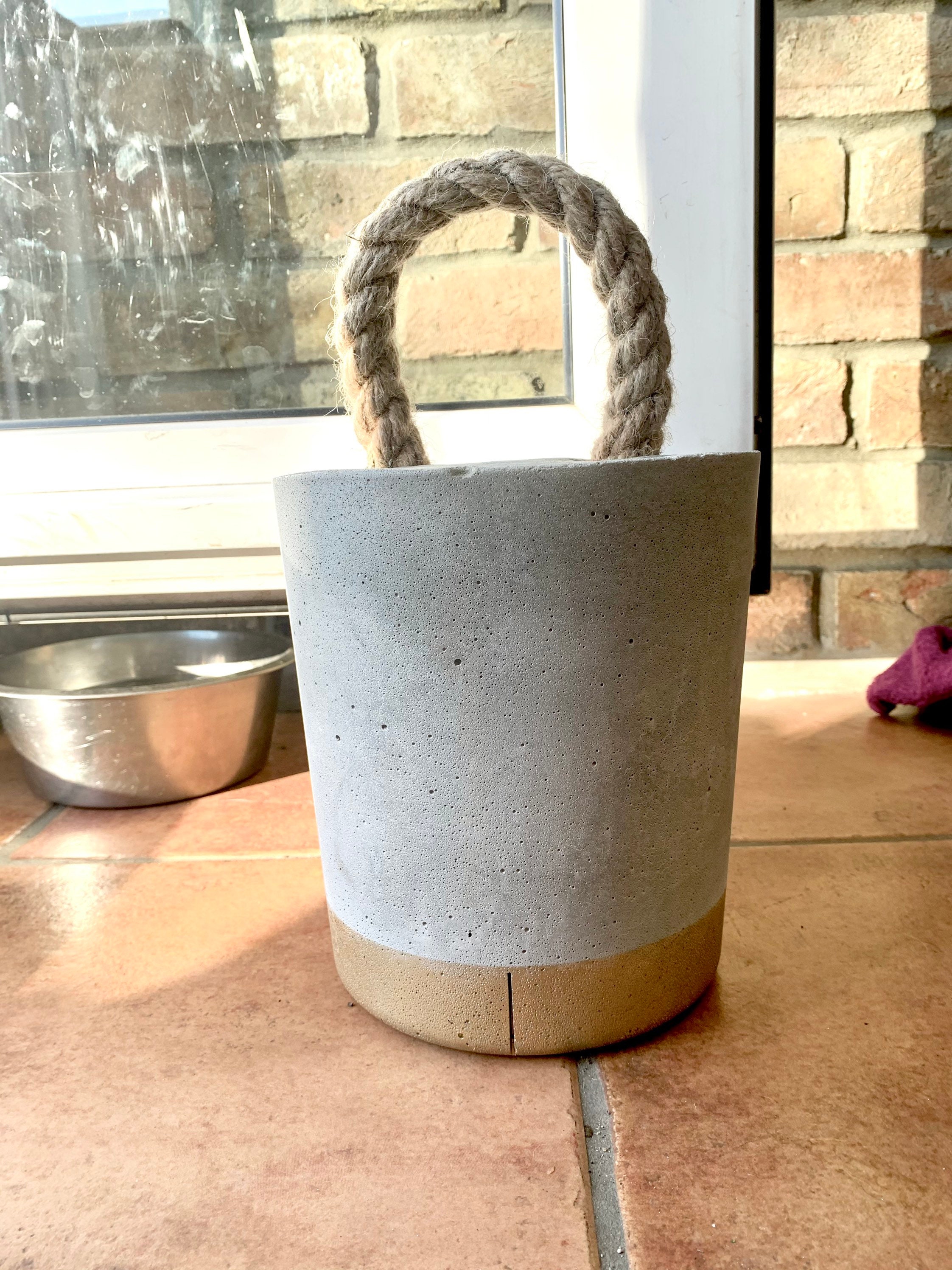 Concrete Door stop Etsy