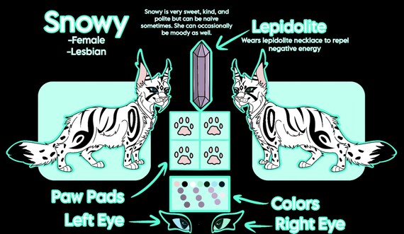 Commission Cat Full Reference Sheet (Download Now) 