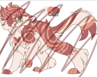 ESPERAR /// NO comprar / Cherryswirl - Personaje peludo original de Warrior Cats