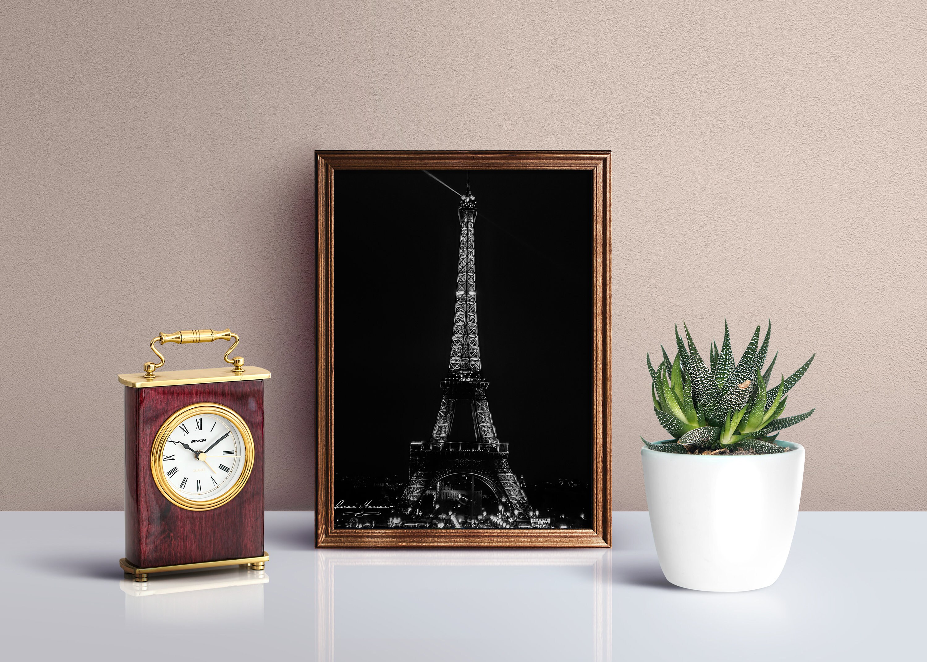 Framed Affordable Eiffel Tower Prints Quality Wall Art Etsy