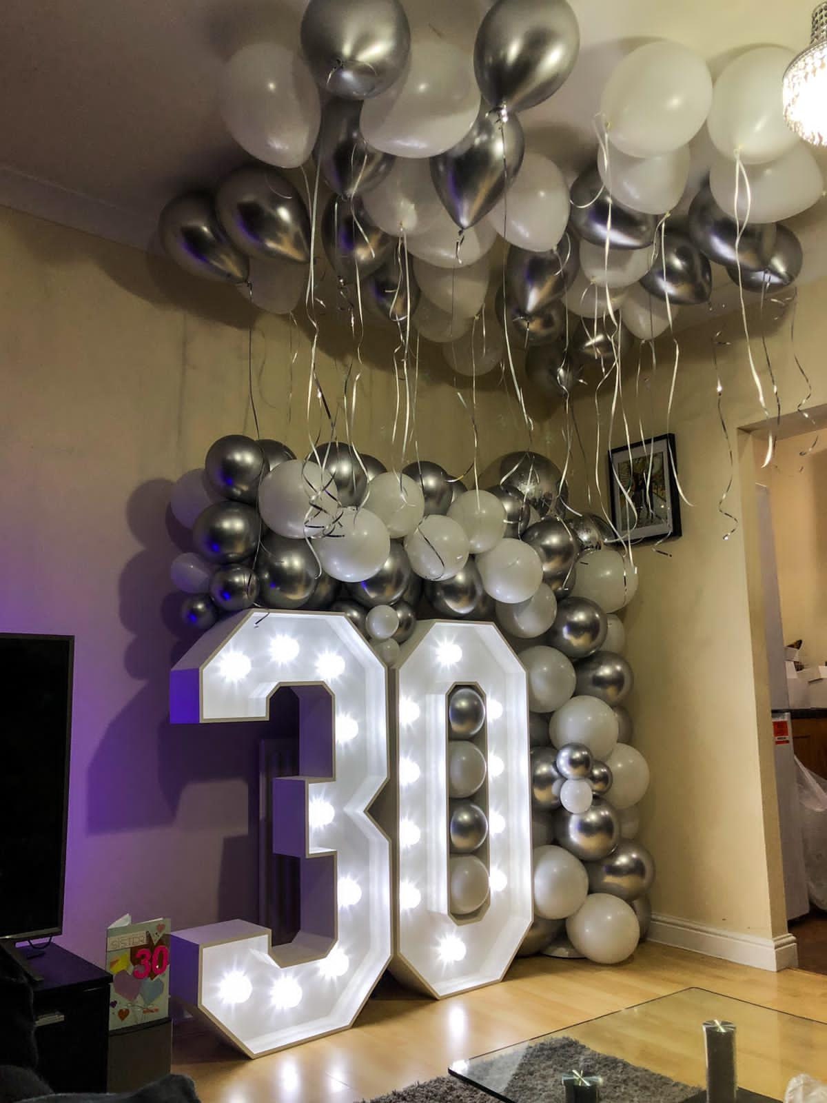 LARGE LIGHT Up Numbers and Letters for HIRE for Birthdays and | Etsy