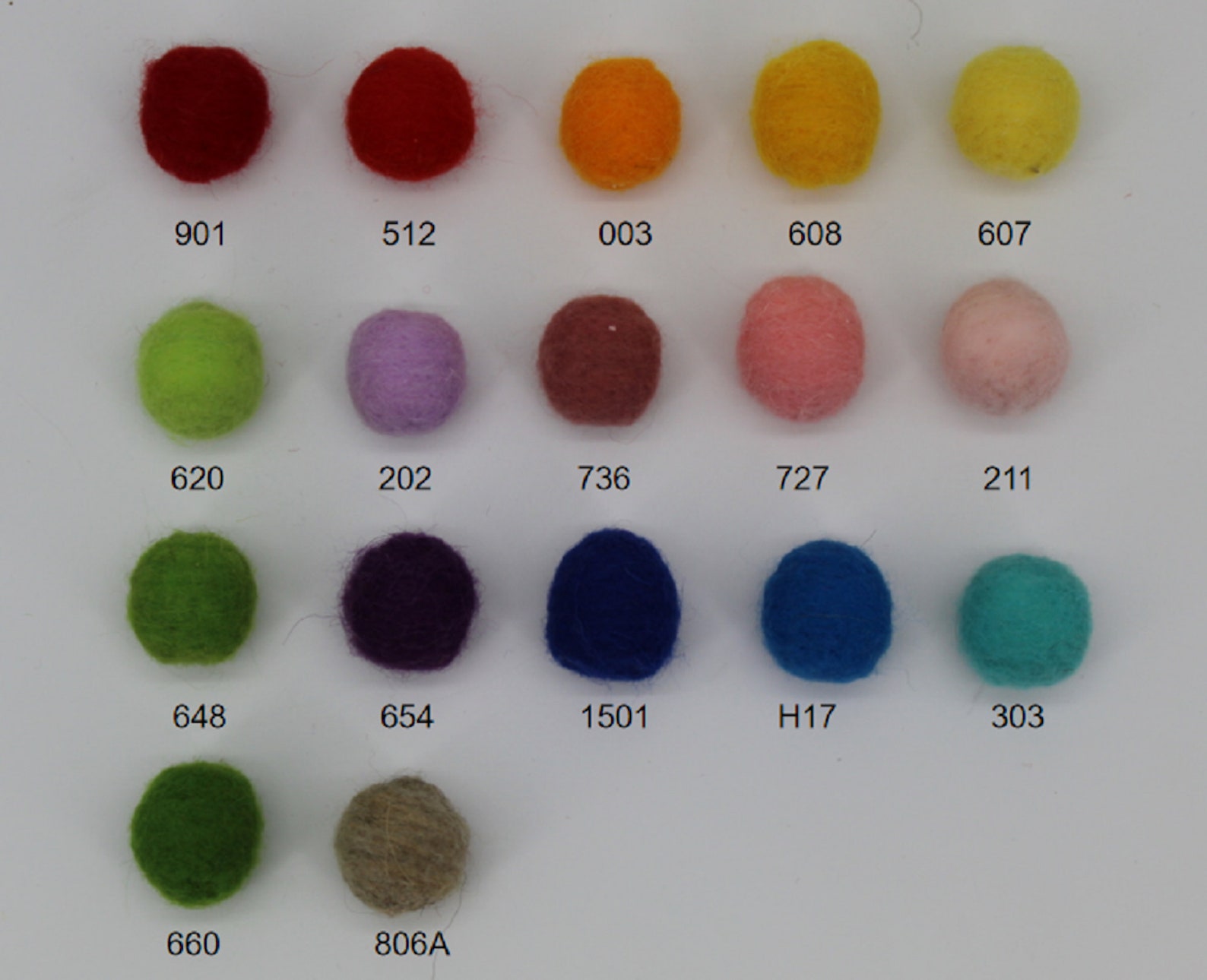 DIY Wool Felt Balls 3cm Your Choice of Colors 50balls/bag Etsy