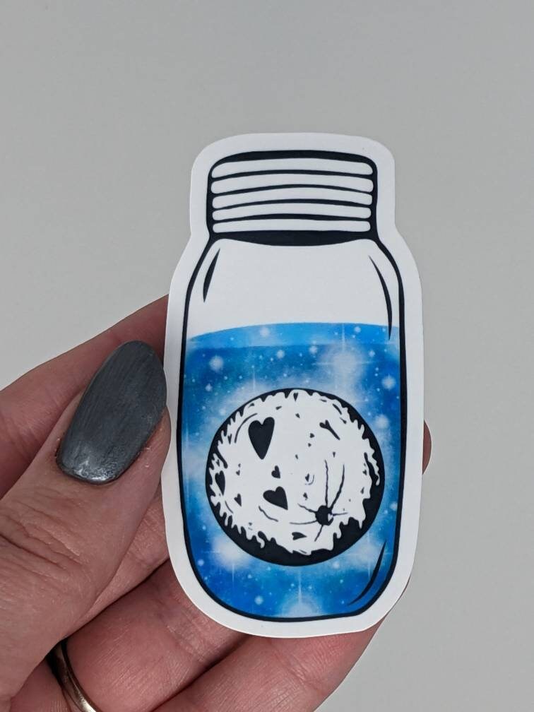 Moon Water Sticker | Waterproof Sticker | Laptop Sticker | Witch ...