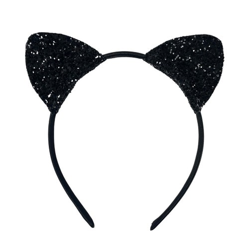 Set of Cat Ear Hair Clips Black Cat Hair Clips Cat Ears Hair Etsy