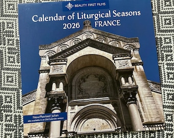 2026 NEW Calendar of Liturgical Seasons