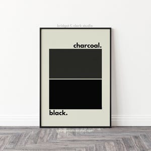 Art mural imprimable, Color Block Print, Apartment Decor, 60s Decor, New Home Gift, Mid Century Modern Wall Art, College Dorm Decor for
