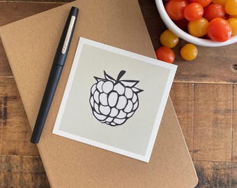 Blackberry Art Prints, 4x4 Art, Mini Kitchen Fruit Art, Blackberry Decor, Minimal Food Art, Gifts Under 10 Dollars, Botanical Mini Prints
