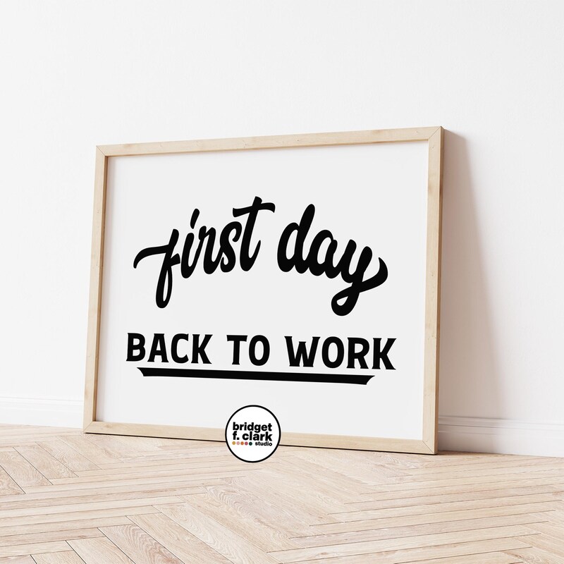 Return to Work Sign - Etsy