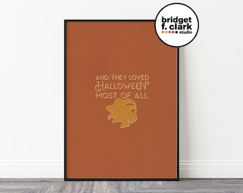Witch Art Download, Halloween Printable Art, Modern Halloween Sign, Halloween Witch Decor, Fall Printables Wall Art, Halloween Party Decor