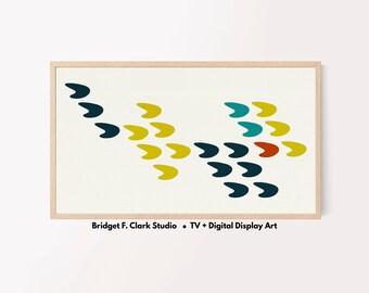 Digital Art for TV, Mid Century Modern Art Download, Art Download for TV, Art for Television, Art for TV, Colorful Digital Art, Retro Art