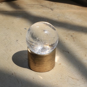 Gorgeous Clear Quartz Sphere ~ mini A Grade - small and powerful