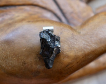 Elite Shungite Pendant ~ sterling silver~