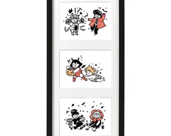 DIY Halloween Niños Impresiones / Ilustraciones / Halloween / Niños / Decoración del Hogar