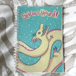 Dragon Hoard Reusable Sticker book