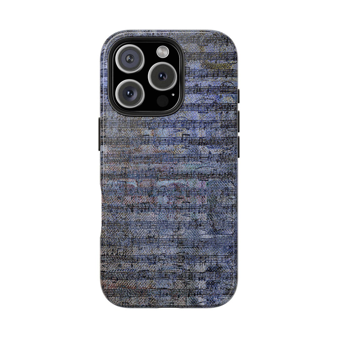 Distressed Denim Music Sheet Texture Phone Case | Tough Phone Case - Etsy