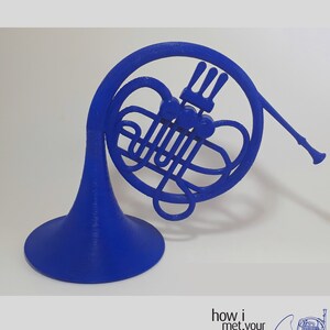 French Horn Replica, How I Met Your Mother, Big Size, Romantic Gift, Proposal Prop, Large Romantic Gesture, HIMYM Blue French Horn,Dear Gift