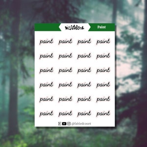 Paint | Scripts | Planner Stickers