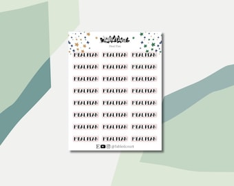 Meal Plan | Scripts | Planner Stickers