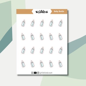 Baby Bottle | Hand Drawn | Planner Doodle Stickers