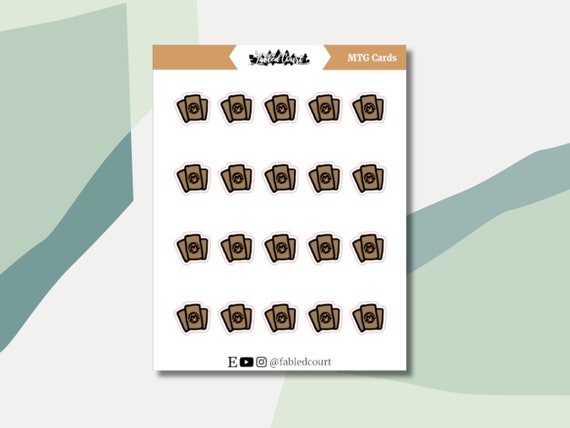 mtg card stickers A Sticky Unfinity Design
