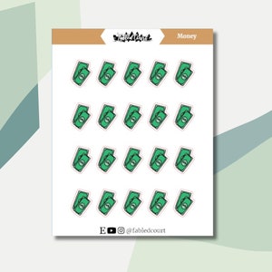 Geld | Handgezeichnet | Planner Doodle Sticker