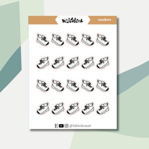 Sneakers | Hand Drawn | Planner Doodle Stickers