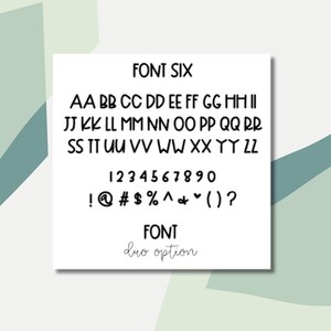 Autumn Bucket List | Scripts | Planner Stickers Font 6