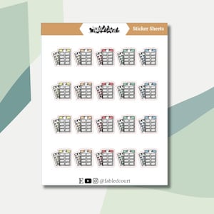 Sticker Sheets | Hand Drawn | Planner Doodle Stickers