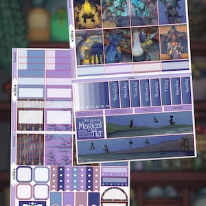Weekly Kit || BrewHaHa || VERTICAL planner stickers