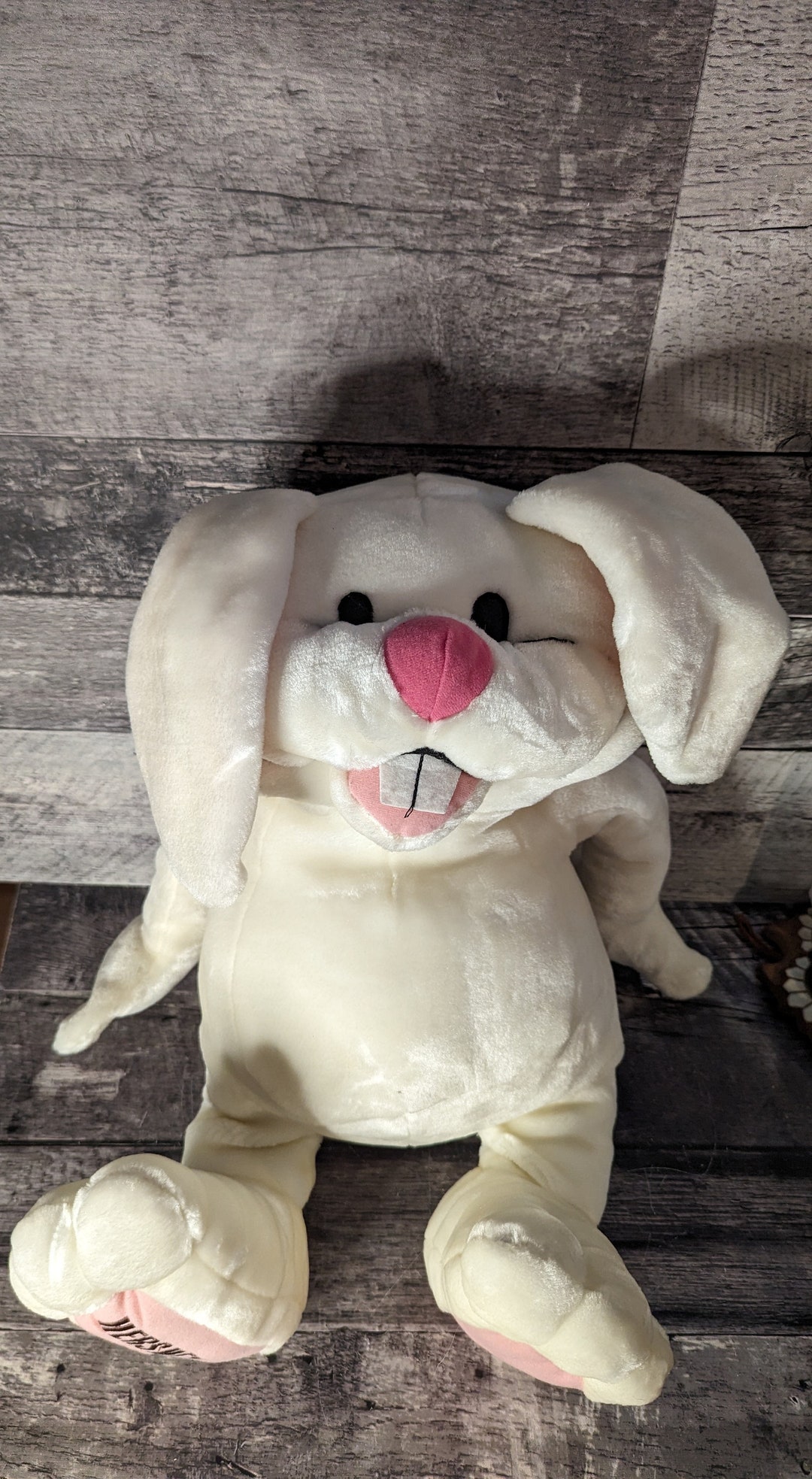 White Rabbit Plush Line XL Hershey White Rabbit Plush - Etsy