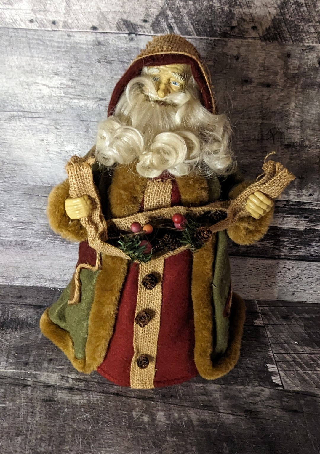 Lovely Cone Body Santa - Etsy