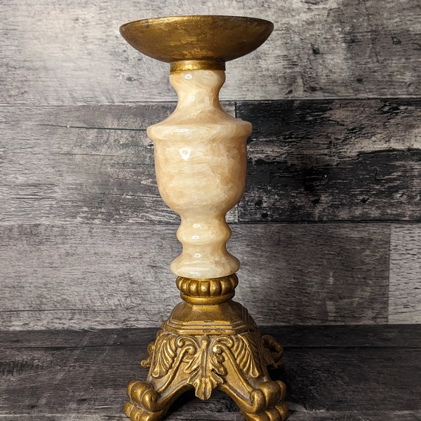Marble Candle Holder Etsy