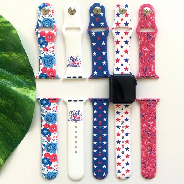 4th of July Americana Watch Bands compatible with Apple Watch