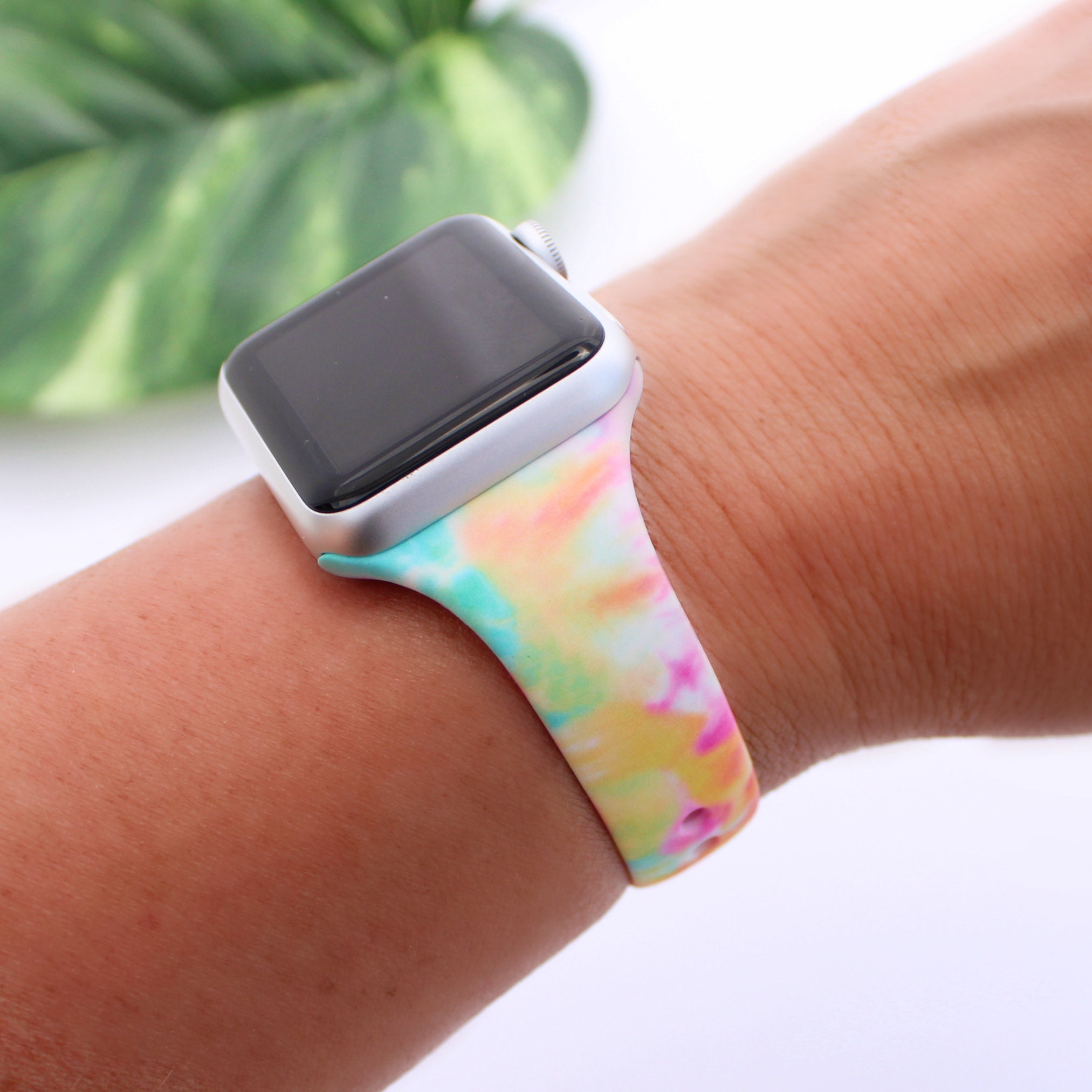 Slim Tie Dye Apple Watch Band Etsy