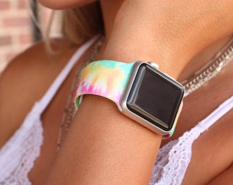 Tie Dye Watch Band compatible with Apple Watches