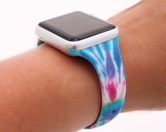 Tie Dye Apple Watch Band Slim/Skinny