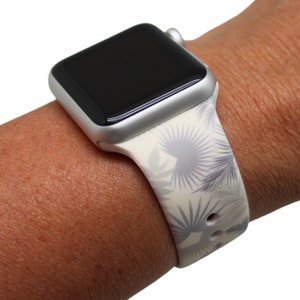 Tropical Floral Watch Band compatible with Apple Watches