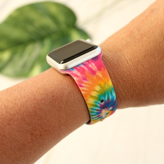 Tie Dye Watch Band Compatible With Apple Watches