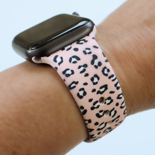 Leopard Print Watch Bands compatible with Apple Watch