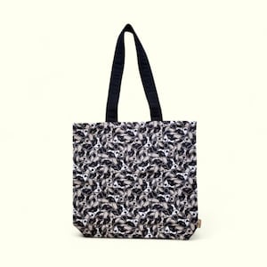 Französische Bulldogge Tote Bag, Hundeliebhaber, strukturiert, mit starkem Material, für alle Gelegenheiten. Mit Futter, Innentasche & Magnetverschluss.