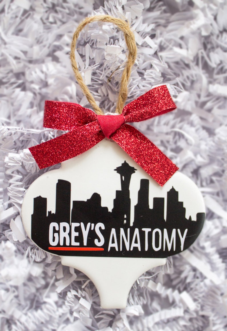 Grey's Anatomy Christmas Ornament Set You're My Etsy