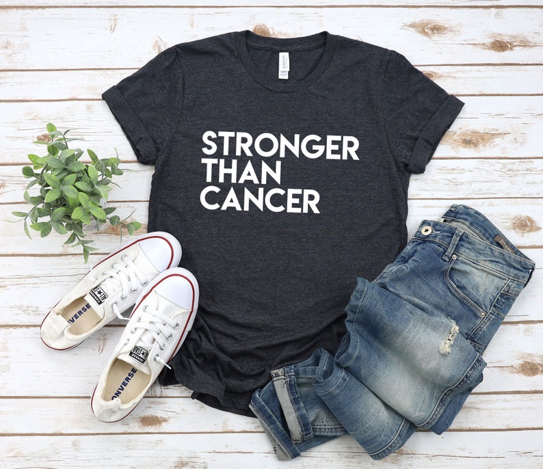 Think Pink T Shirt Remission Pink Strong Survivor Stronger Than Cancer Text Design T-Shirt Breast Cancer Shirt Awareness