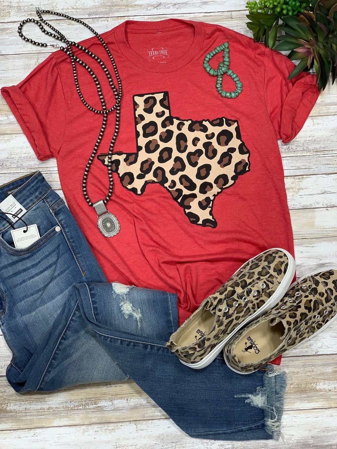 Big Red Texas by Texas True Threads Women's Graphic | Etsy