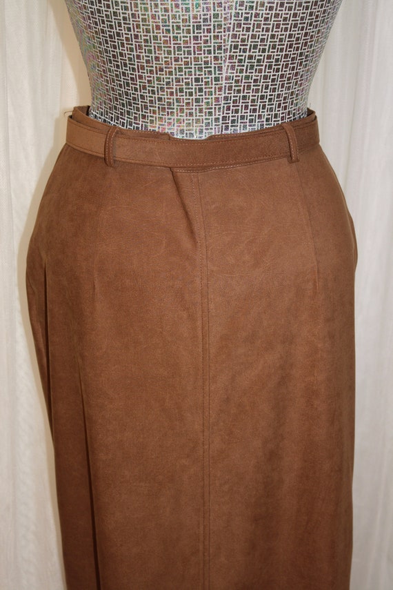 1970s Vintage Size Small Caramel Colour Maxi Stra… - image 5